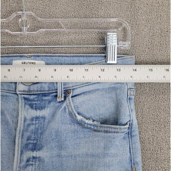 GRLFRND Size 26 Light Wash Titanium Karolina Raw hem Skinny Jean - Picture 7 of 12
